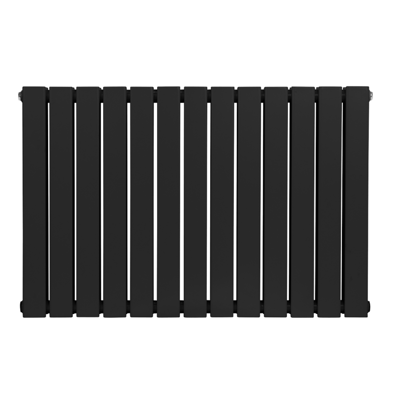 Sealey DH346 Baridi Horizontal Radiator Contemporary Double Flat Panel Design 600 x 910mm Black