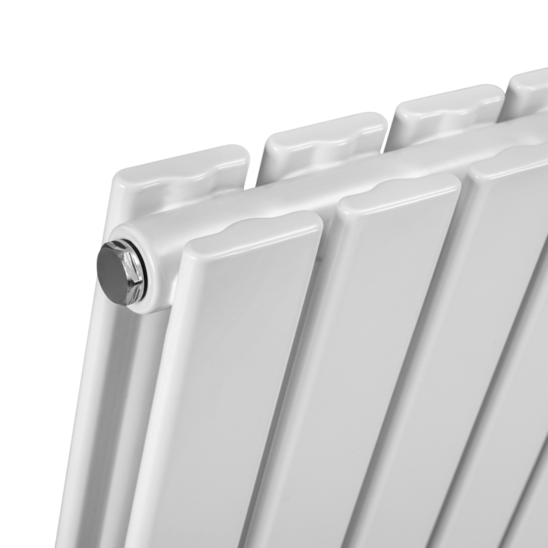 Sealey DH349 Baridi Horizontal Radiator Contemporary Double Flat Panel Design 600 x 560mm White