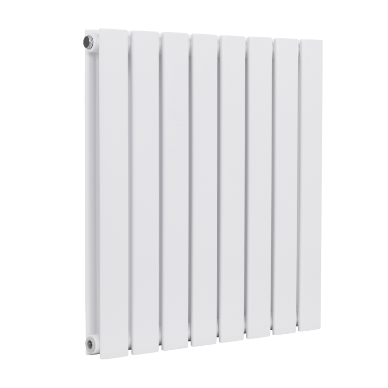 Sealey DH349 Baridi Horizontal Radiator Contemporary Double Flat Panel Design 600 x 560mm White