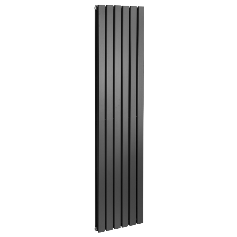 Sealey DH354 Baridi Vertical Radiator Contemporary Double Flat Panel Design 420 x 1800mm Black