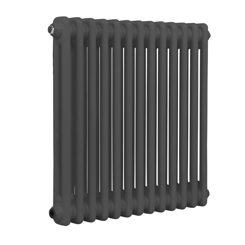 Sealey DH357 Baridi Horizontal Traditional 2 Column Radiator 600 x 607mm Anthracite