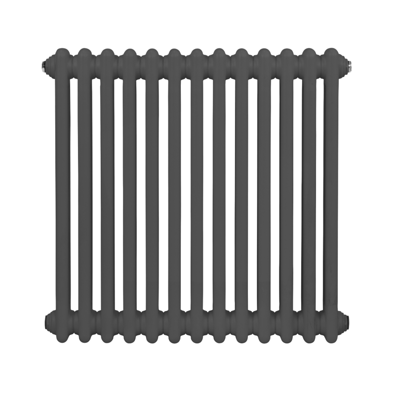 Sealey DH357 Baridi Horizontal Traditional 2 Column Radiator 600 x 607mm Anthracite