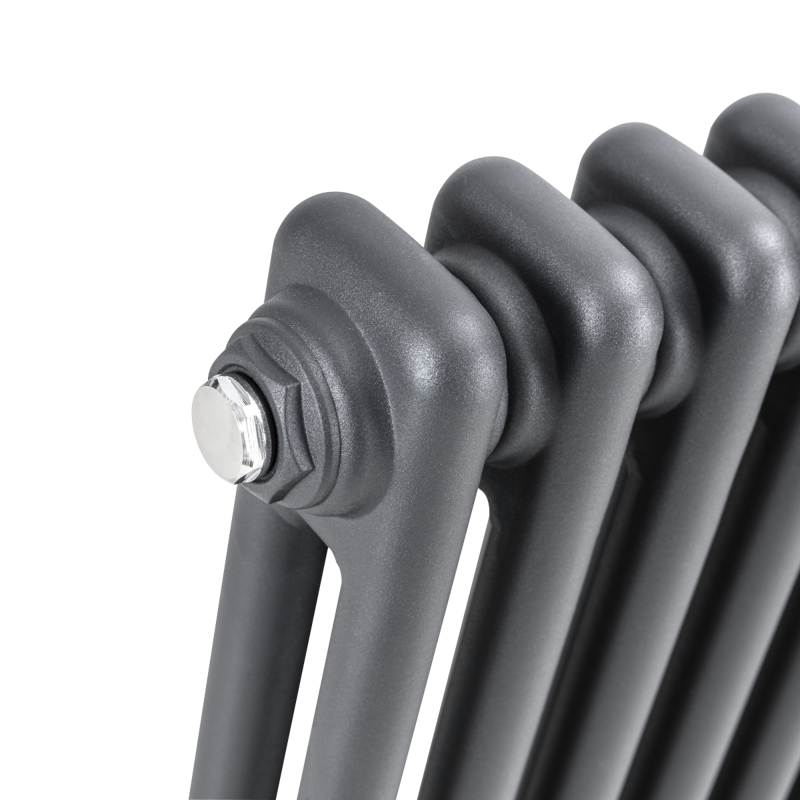 Sealey DH360 Baridi Horizontal Traditional 2 Column Radiator 600 x 1147mm Anthracite