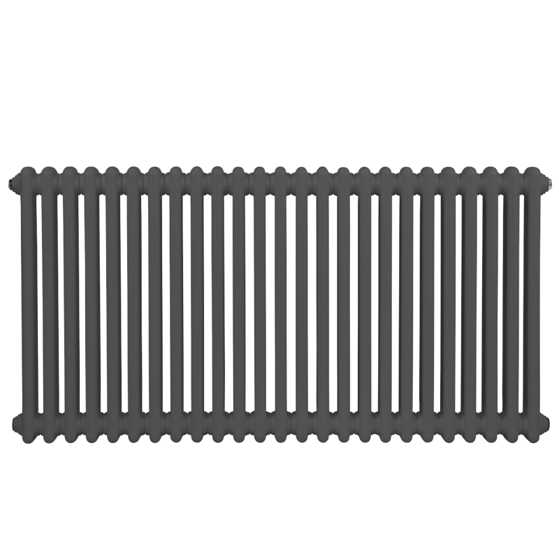 Sealey DH360 Baridi Horizontal Traditional 2 Column Radiator 600 x 1147mm Anthracite