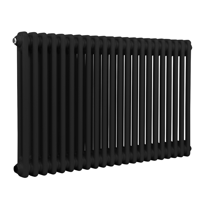 Sealey DH364 Baridi Horizontal Traditional 2 Column Radiator 600 x 1012mm Black