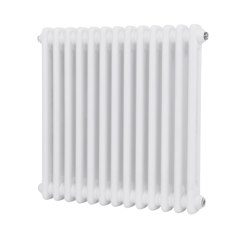 Sealey DH367 Baridi Horizontal Traditional 2 Column Radiator 600 x 607mm White