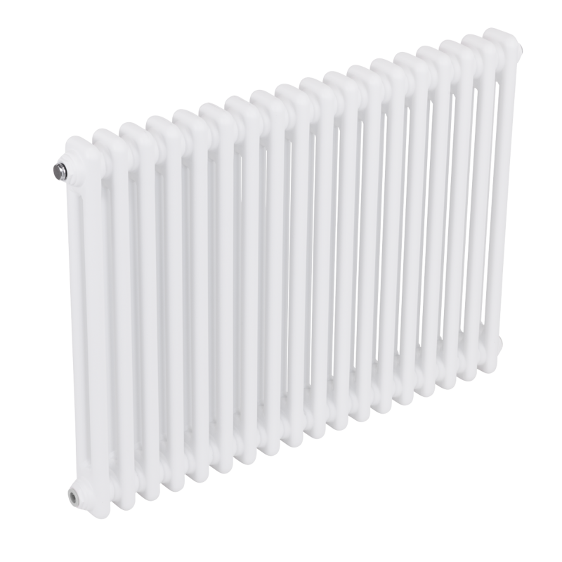 Sealey DH368 Baridi Horizontal Traditional 2 Column Radiator 600 x 832mm White