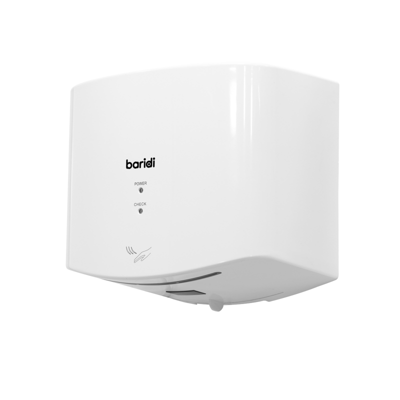Sealey DH378 Baridi High Speed Hand Dryer with Auto Sensor 1400-1650W - White