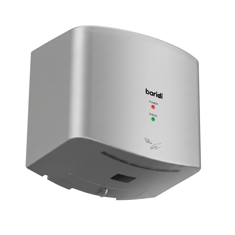 Sealey DH379 Baridi High Speed Hand Dryer with Auto-Sensor 1400-1650W - Silver