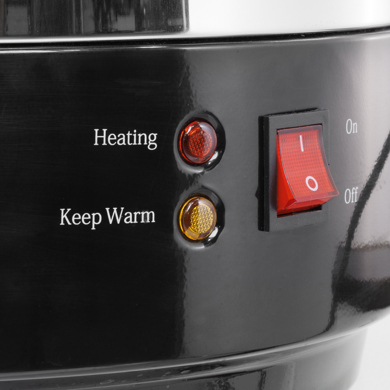 Sealey DH388 Baridi Hot Water Boiler, Tea Urn 30L Capacity - Stainless Steel