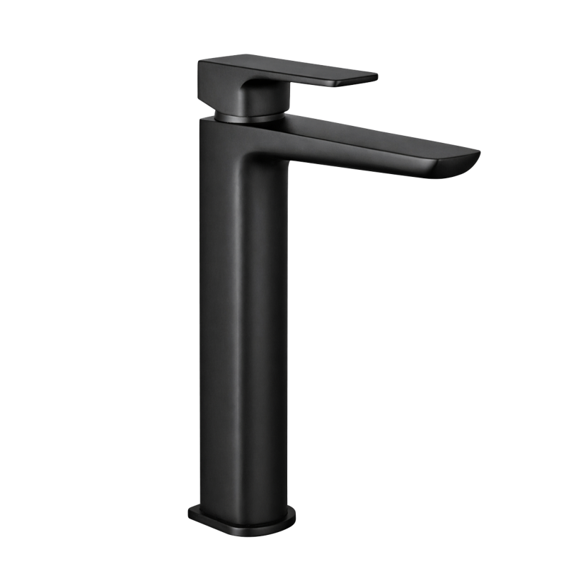 Sealey DH395 Baridi High Basin Mixer Tap with Clicker Waste - Matt Black