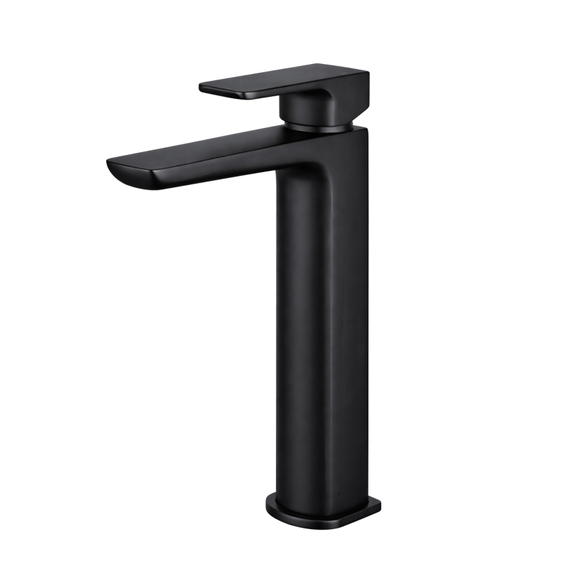 Sealey DH395 Baridi High Basin Mixer Tap with Clicker Waste - Matt Black