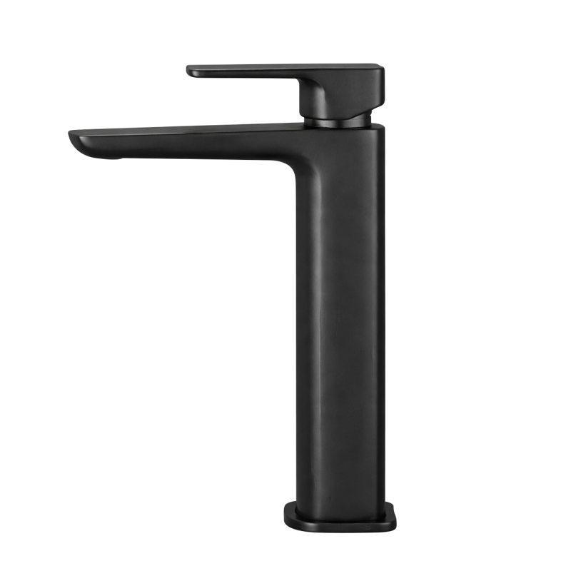 Sealey DH395 Baridi High Basin Mixer Tap with Clicker Waste - Matt Black