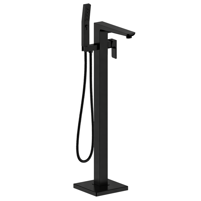 Sealey DH401 Baridi Freestanding Bath Mixer Tap with Shower - Matt Black