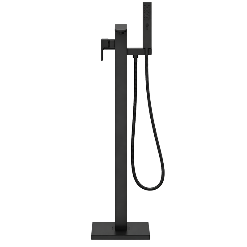 Sealey DH401 Baridi Freestanding Bath Mixer Tap with Shower - Matt Black