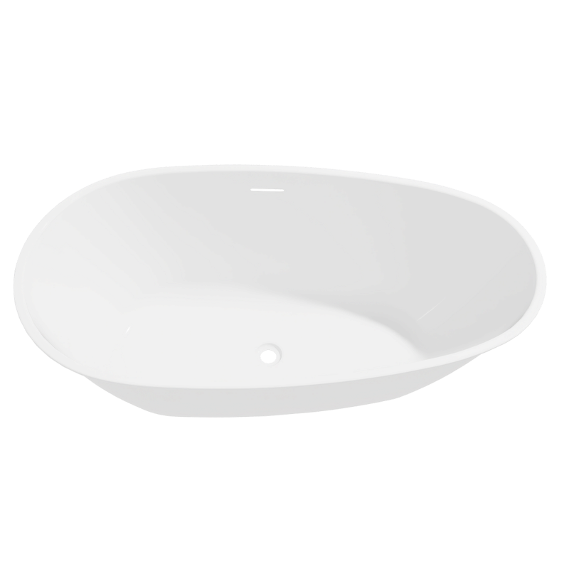 Sealey DH417 Baridi Double-Ended Slim Rim Bath with Overflow System 160cm  Gloss White