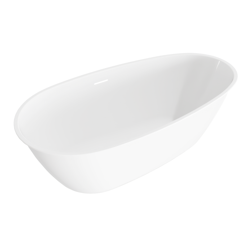 Sealey DH418 Baridi Double-Ended Slim Rim Bath with Overflow System 170cm - Gloss White