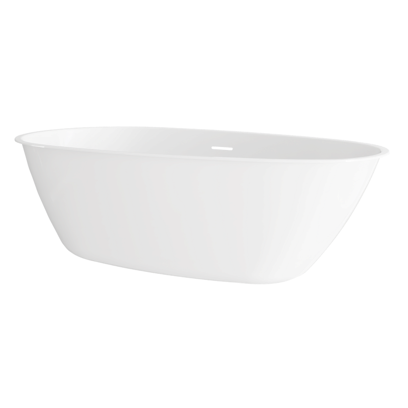 Sealey DH418 Baridi Double-Ended Slim Rim Bath with Overflow System 170cm - Gloss White