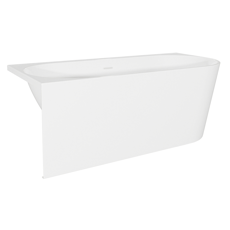 Sealey DH423 Baridi Left-Hand Corner Slim Rim Bath with Overflow System 150cm Gloss White