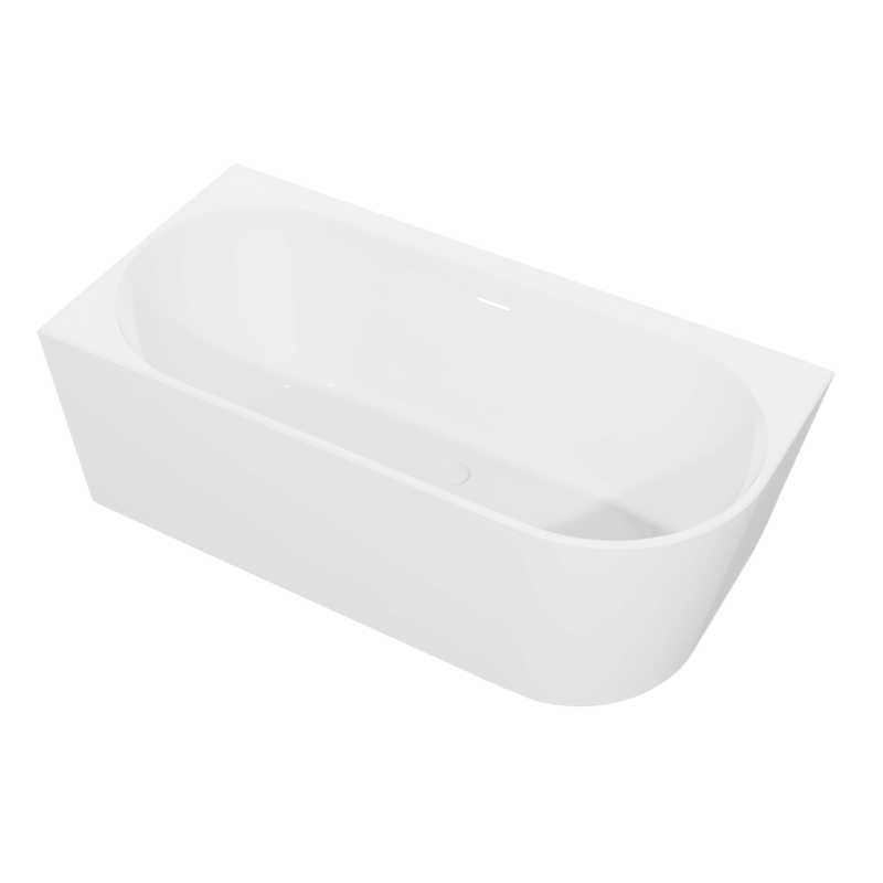 Sealey DH423 Baridi Left-Hand Corner Slim Rim Bath with Overflow System 150cm Gloss White