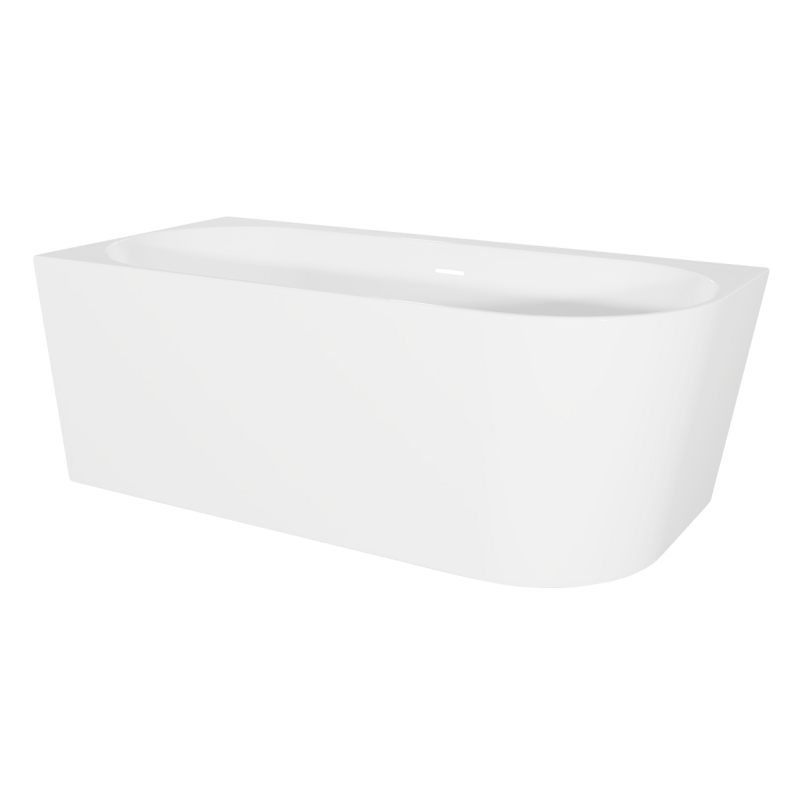 Sealey DH425 Baridi Left-Hand Corner Slim Rim Bath with Overflow System 170cm Gloss White