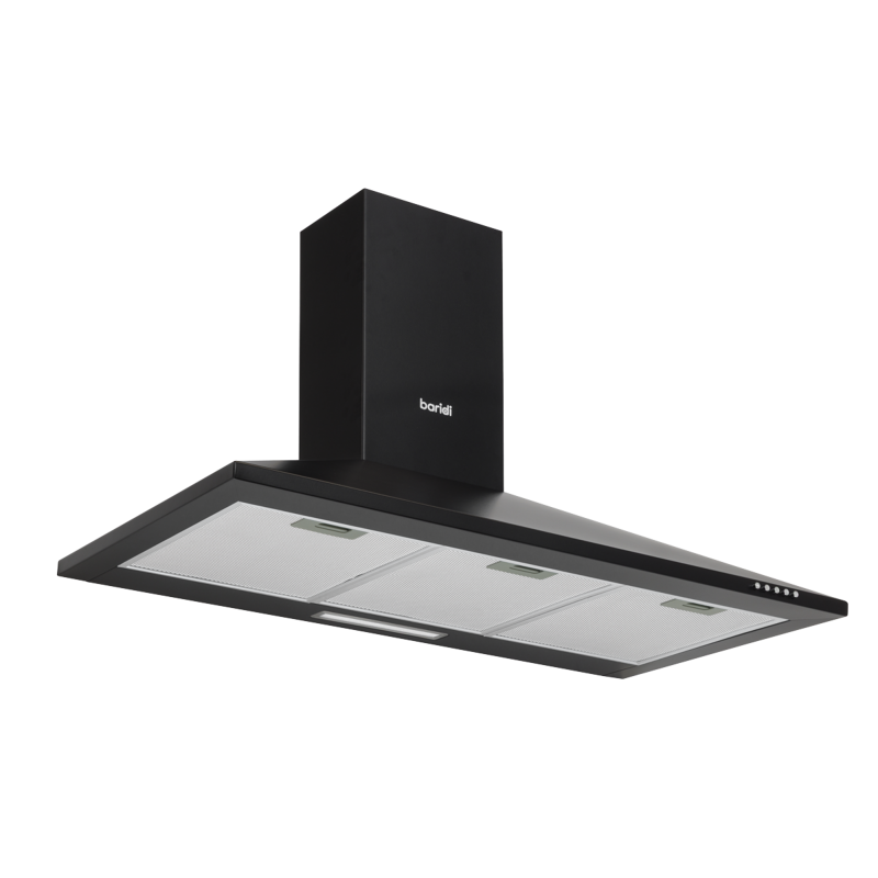 Sealey DH59 Baridi Cooker Hood, Chimney Style with Carbon Filters 90cm - Black