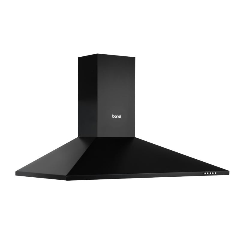 Sealey DH59 Baridi Cooker Hood, Chimney Style with Carbon Filters 90cm - Black