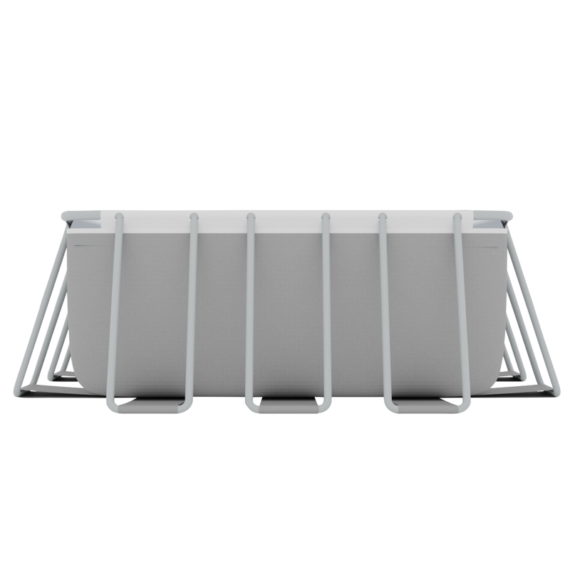 Sealey DL151 Dellonda Deluxe Steel Frame Rectangular Swimming Pool with Step Ladder  Filter Pump 25ft