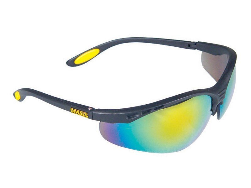 Dewalt Reinforcer Safety Glasses - Fire Mirror