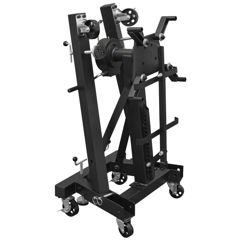 Sealey ES680DS Viking Folding 360 Rotating Engine Stand with Geared Handle  Drain Pan