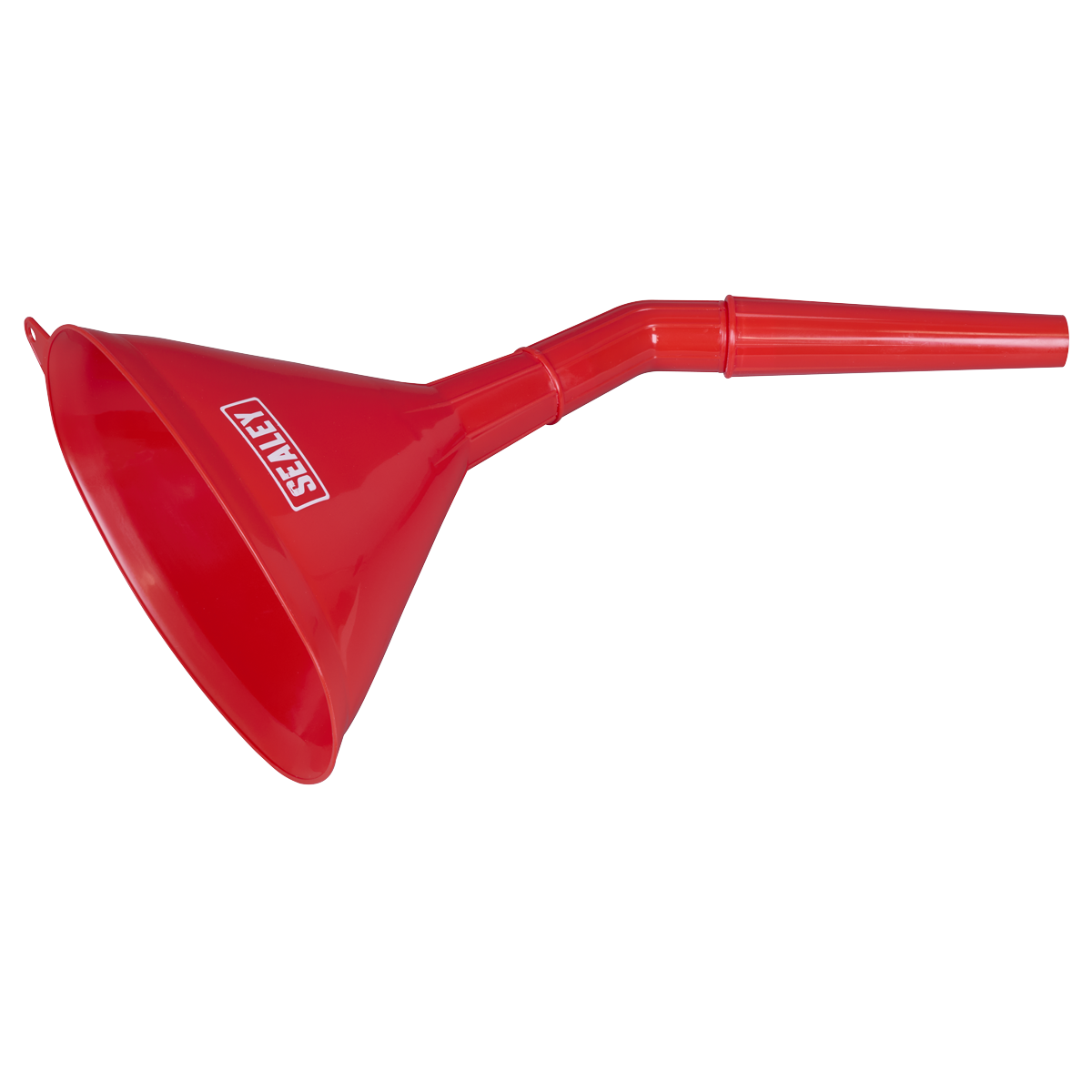 Sealey F7 Angled Spout Oval Funnel with Filte...