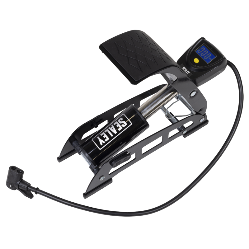 Sealey FP8D Single Barrel Digital Foot Pump