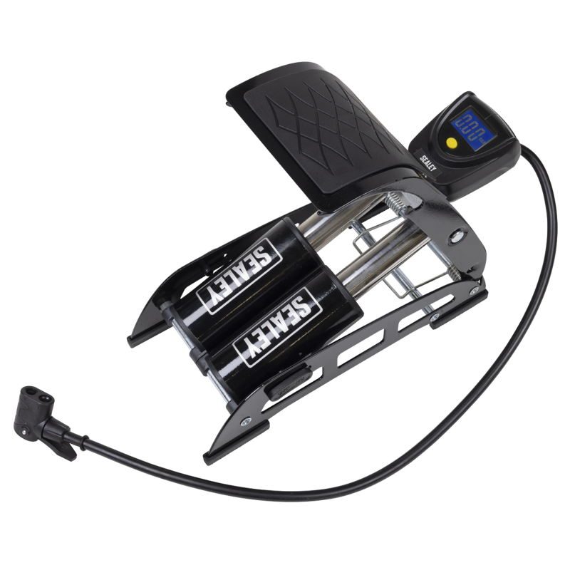 Sealey FP9D Twin Barrel Digital Foot Pump