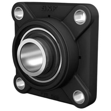 FYK40TR 40mm SKF 4 Bolt Bearing with Set Screw and Extended Inner Ring