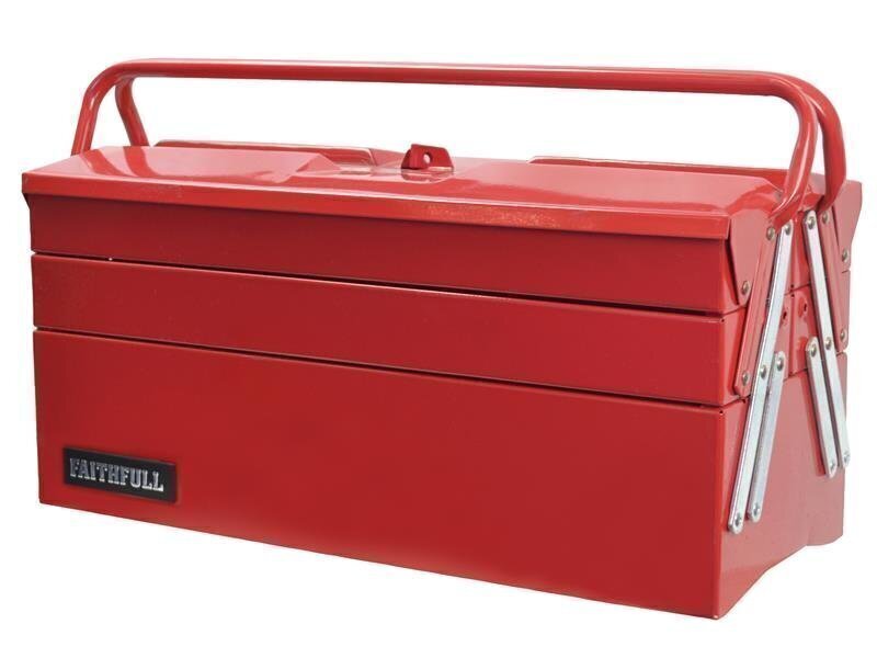 Faithfull Metal Cantilever Toolbox - 5 Tray 49cm (19in)