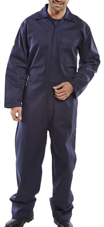Fire Retardant Boilersuit Navy Blue 38