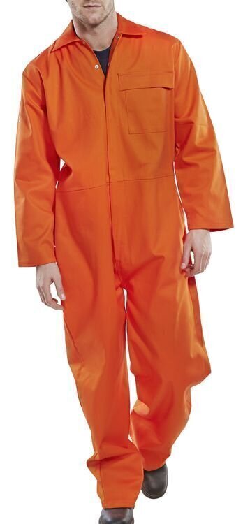 Fire Retardant Boilersuit Orange 52