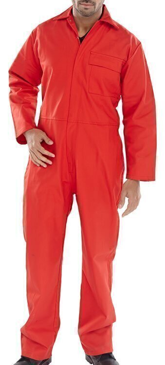 Fire Retardant Boilersuit Red 40