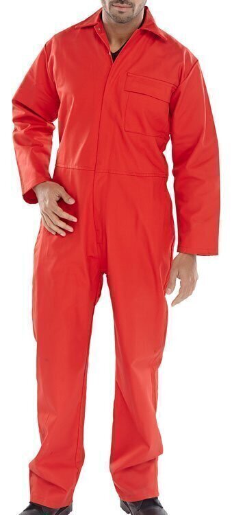 Fire Retardant Boilersuit Red 50