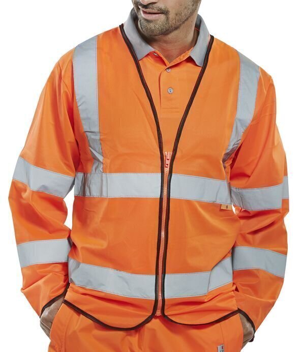 Fire Retardant Hi-Vis Jerkin Orange L