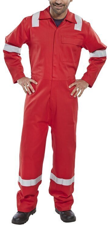 Fire Retardant Nordic Design Boilersuit Red 38