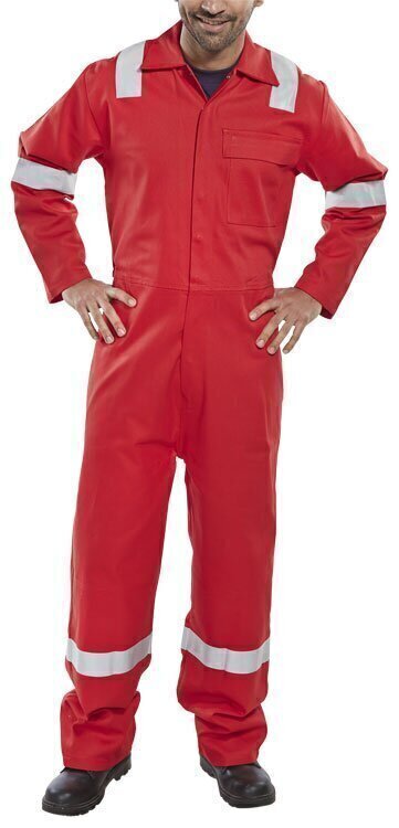Fire Retardant Nordic Design Boilersuit Red 54