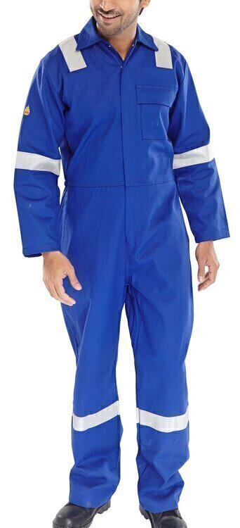 Fire Retardant Nordic Design Boilersuit Royal Blue 52