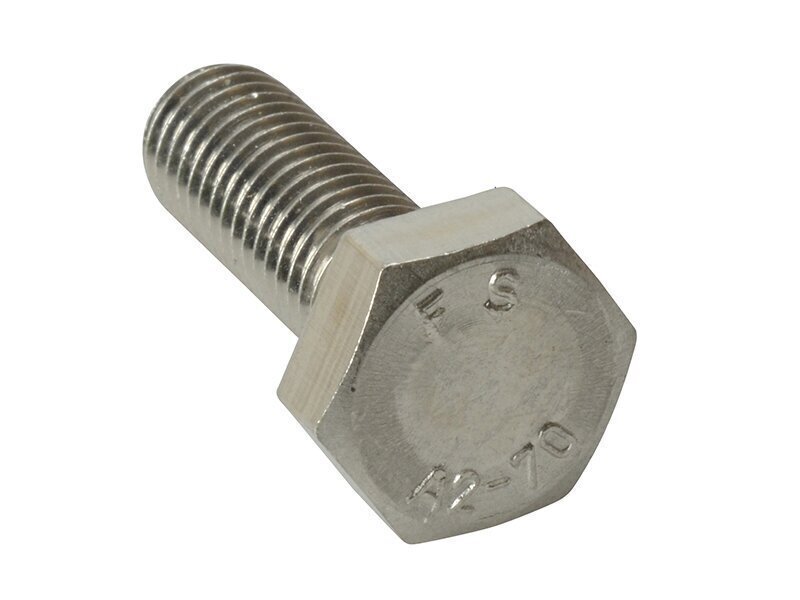 ForgeFix M10x30 BZP Grade 8.8 High Tensile Set Screws (Pack of 10)