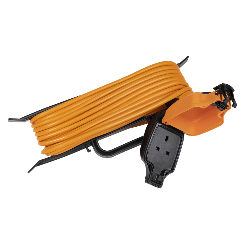 Sealey GCR15H 15m Weatherproof Extension Lead with H-Frame 1 x 230V