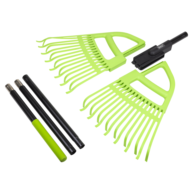 Sealey GTLG2 2-in-1 Rake  Leaf Grabber