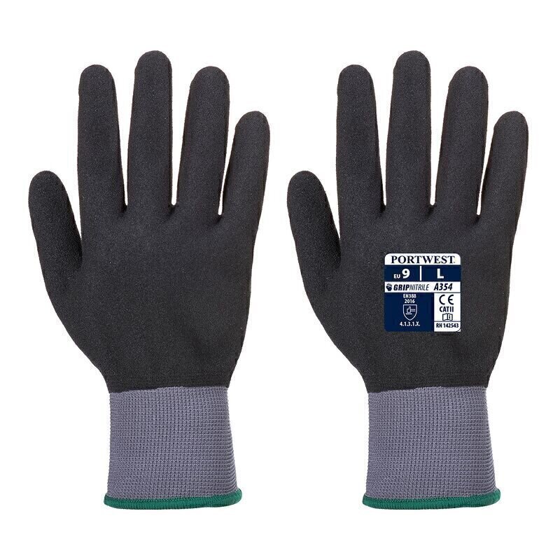 Bold Black Nitrile Gloves Small Size 7 (Box 100)