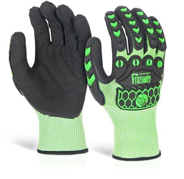 Glovezilla Sandy Nitrile Coated Glove Green XL (One Pair)