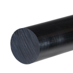 HDPE Rod 50mm dia x 500mm (Black)