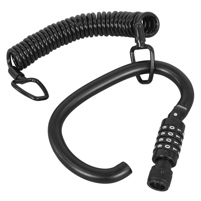 Sealey HGL02 Helmet/Gear Lock with Cable